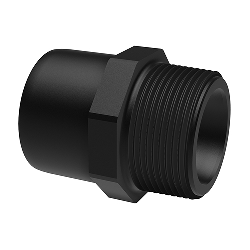 &Uuml;bergangsnippel, PE 100, SDR 11, kurz, Au&szlig;engewinde